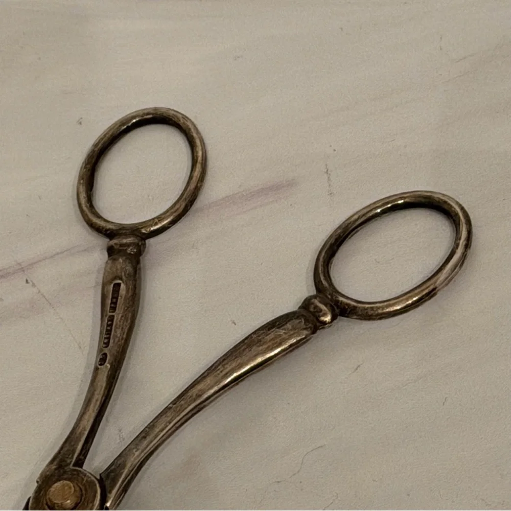 Delightfully weird antique silver “Chicken Claw” Sugar Cube Tongs from England
